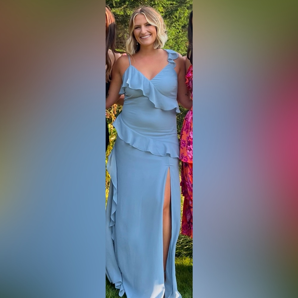 Lulus Utterly Captivating Light Blue Sleeveless D… - image 2